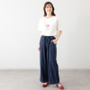 スタイル・ラヴィー タックアクセント 真夏もＯＫ セルデニムパンツ