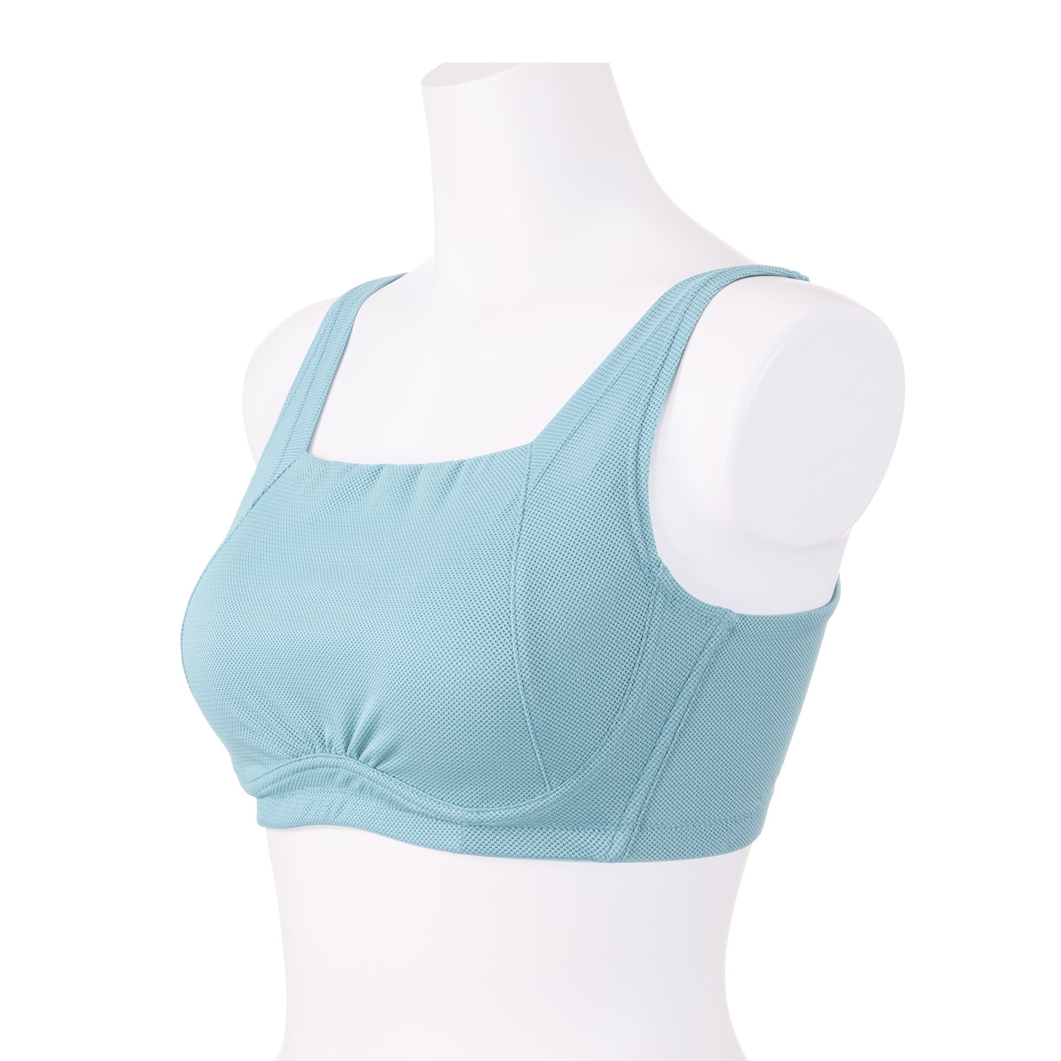 きれいになろう！ 爽やかメッシュ調 ワイヤーで美バストメイク ブラジャー２枚セット