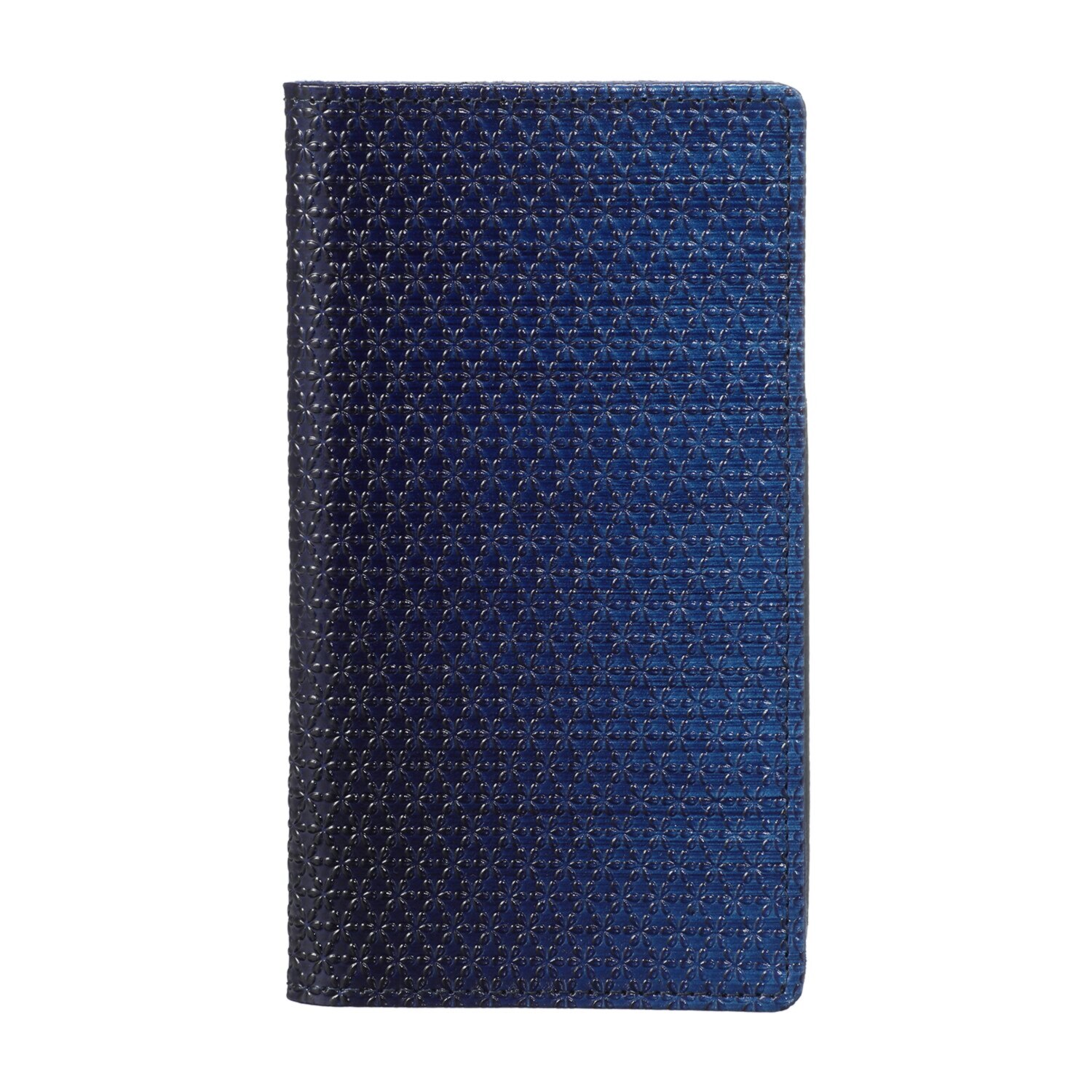 浅草文庫 はっ水牛革 スマホケース ＜レギュラー（藍染）＞