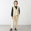 リサリサ プラミカル ２ウェイストレッチツイル サイドベンツアクセント ジレ