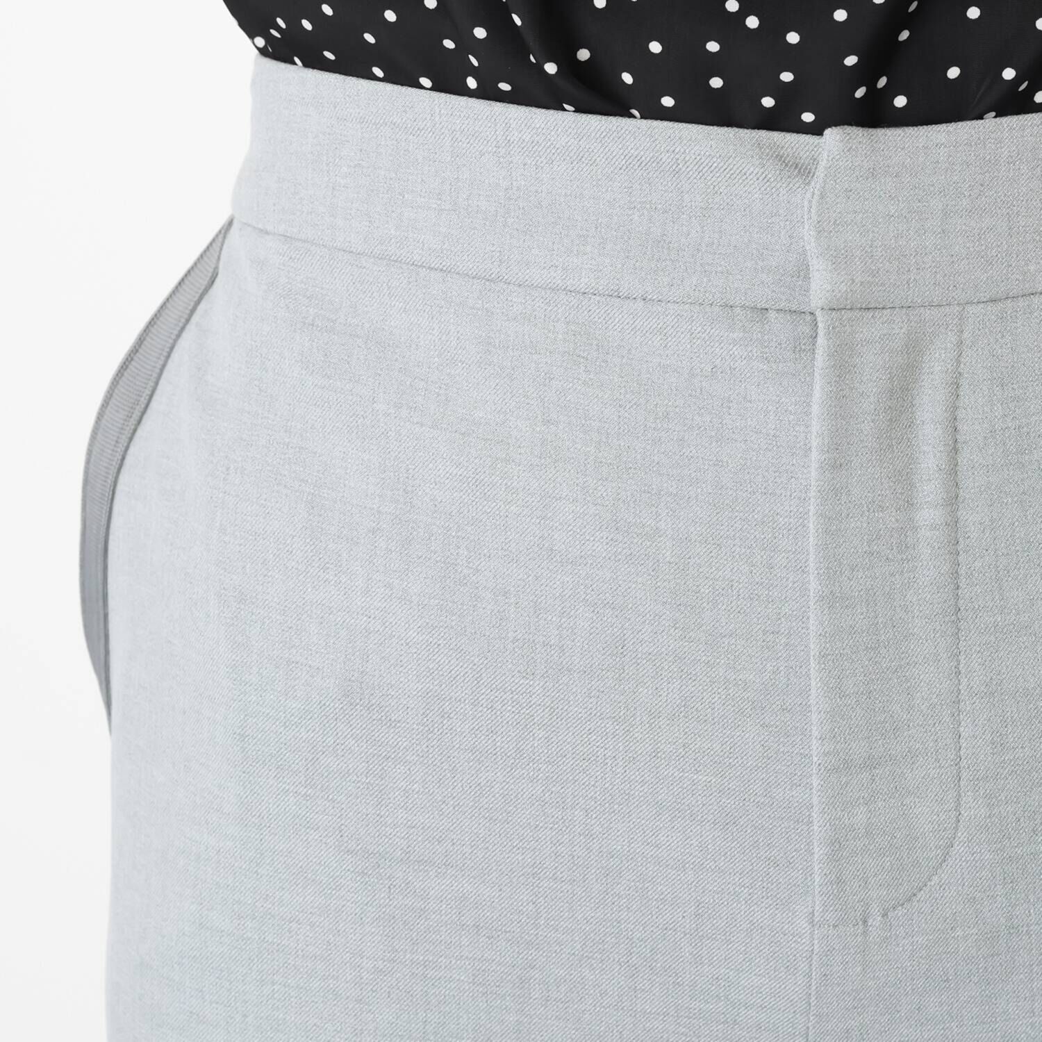 リサリサ プラミカル ２ウェイストレッチツイル セミワイドパンツ