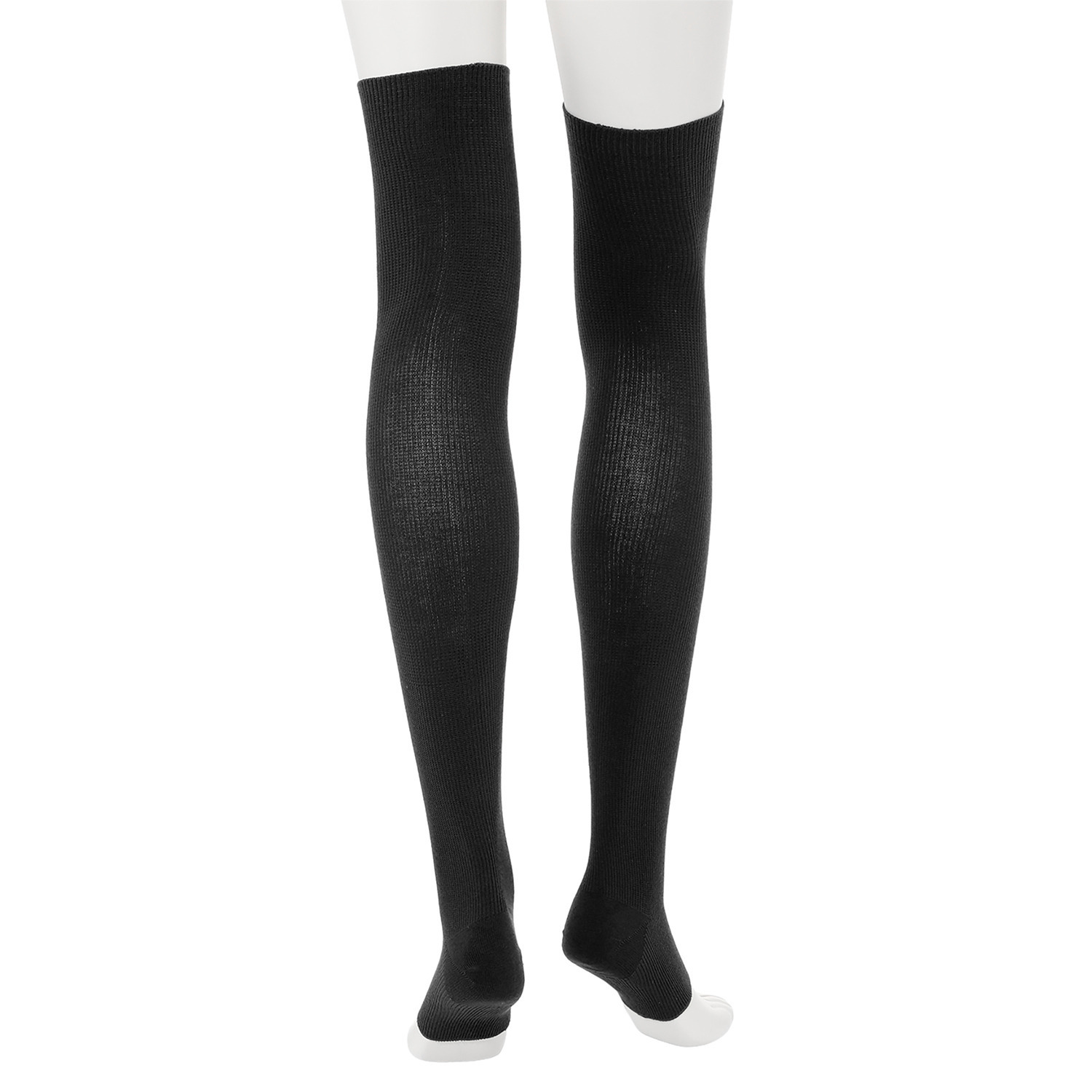 リオッサ 足首キュッ！ ひざ裏ゆったりの快適着圧 寝るときソックスＶ カラー４足セット