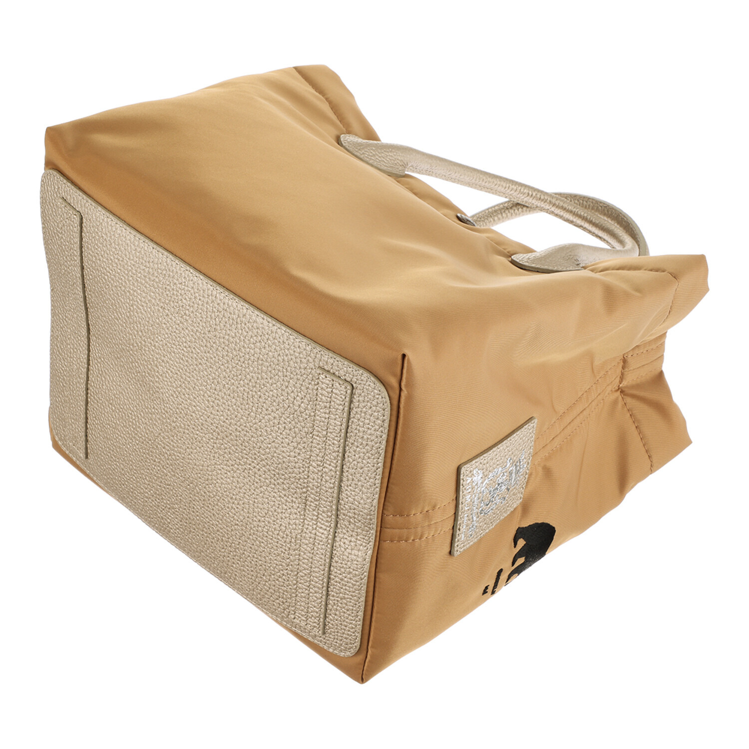 エーディーエムジェイ はっ水 イタリアンナイロン キューブトートバッグ