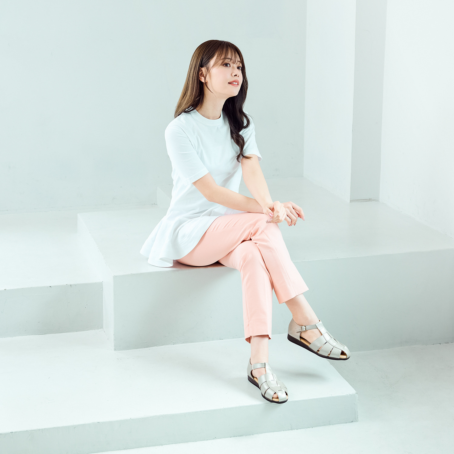 フィグリーノ 日本製　はっ水牛革 柔らか仕立て　超軽量 リラックスグルカサンダル