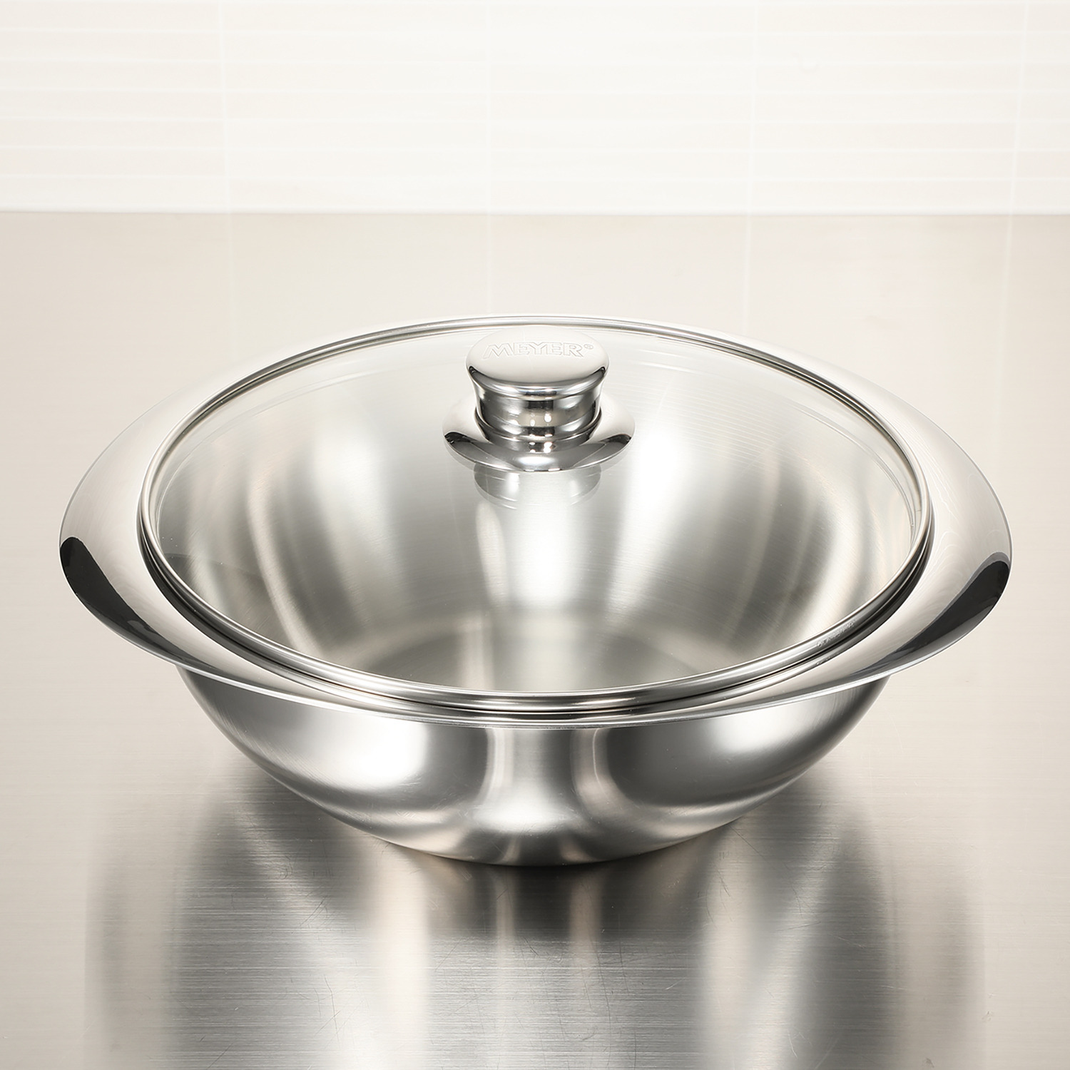 せいろ調理が可能で 料理の幅が広がる マイヤー スティーミィーセット ＜２４ｃｍ＞