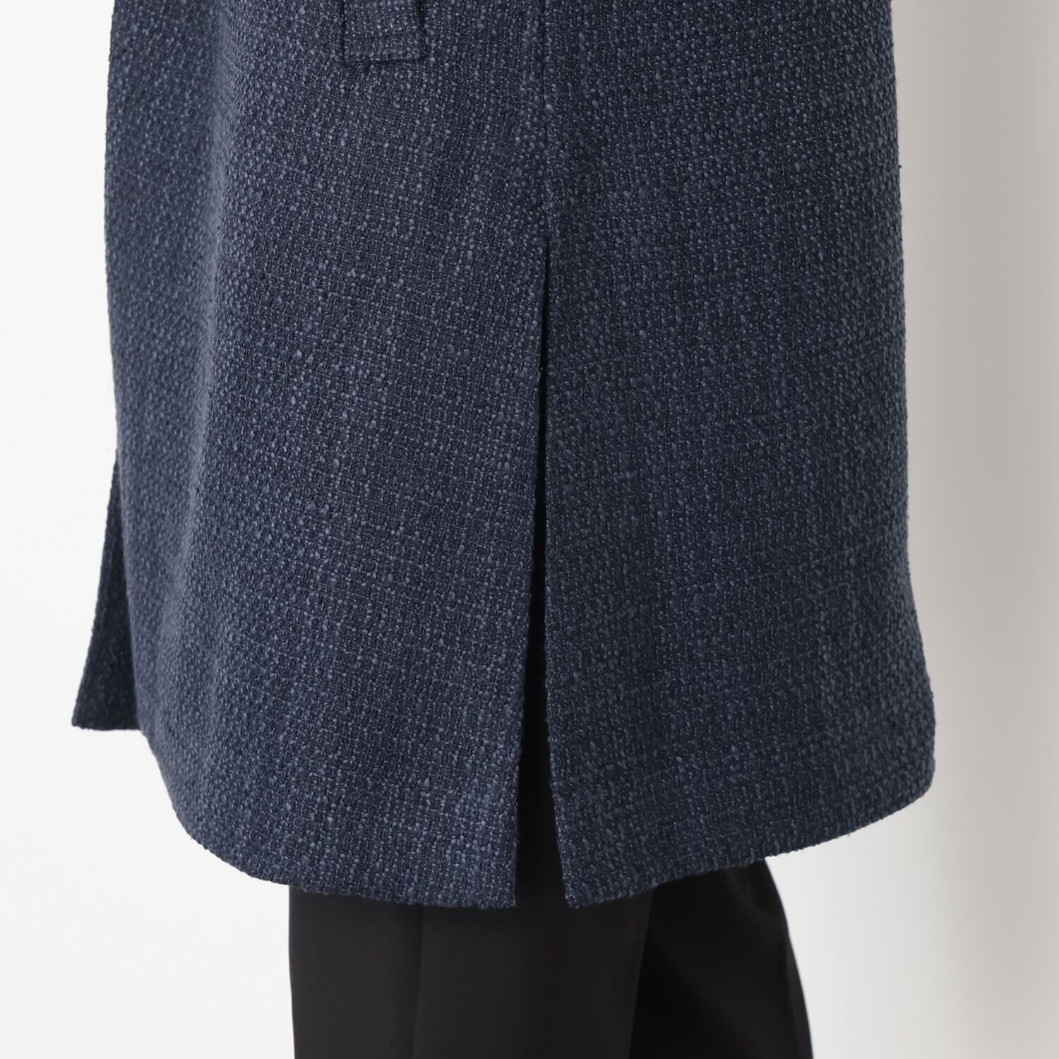 アペーナ 進化版 コクーンシルエット ツイードロングジレ