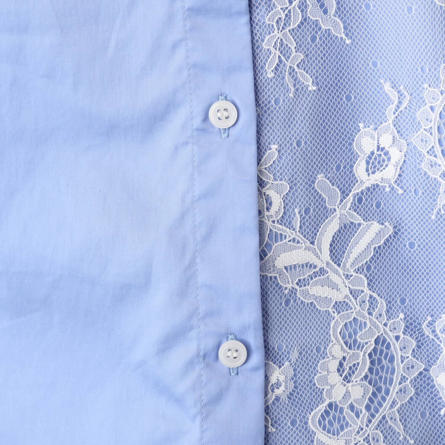 ラ　ヴァーグ　デトワール コレだけで決まる！ デイリーにもお出かけにも 活躍する アシンメトリーレース シャツ