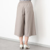 ラ　ヴァーグ　デトワール 人気の素材をリバイバル 軽くて上品 まるでウール見え 大人のキュロットパンツ