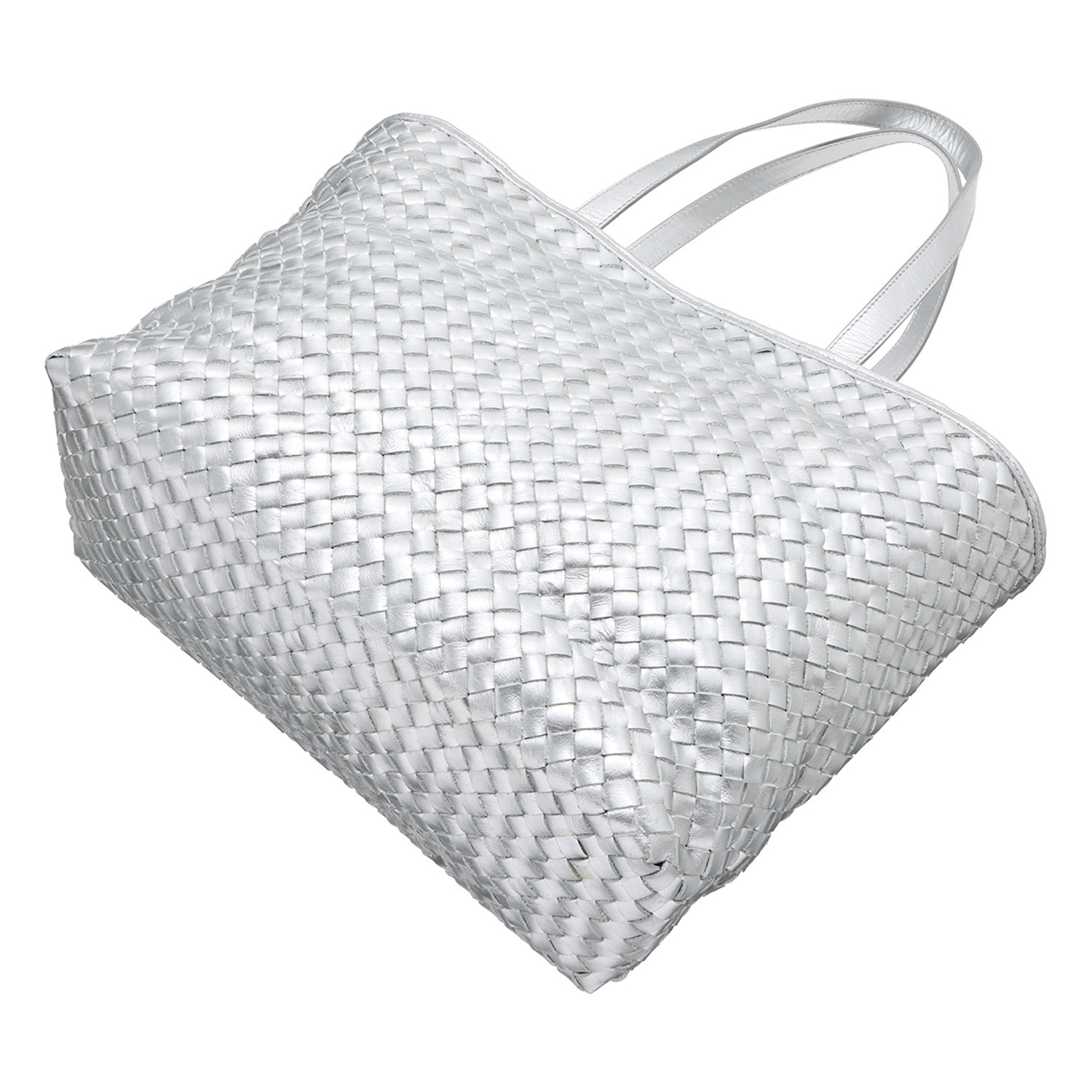 マイレ はっ水カーフ メッシュトートバッグ