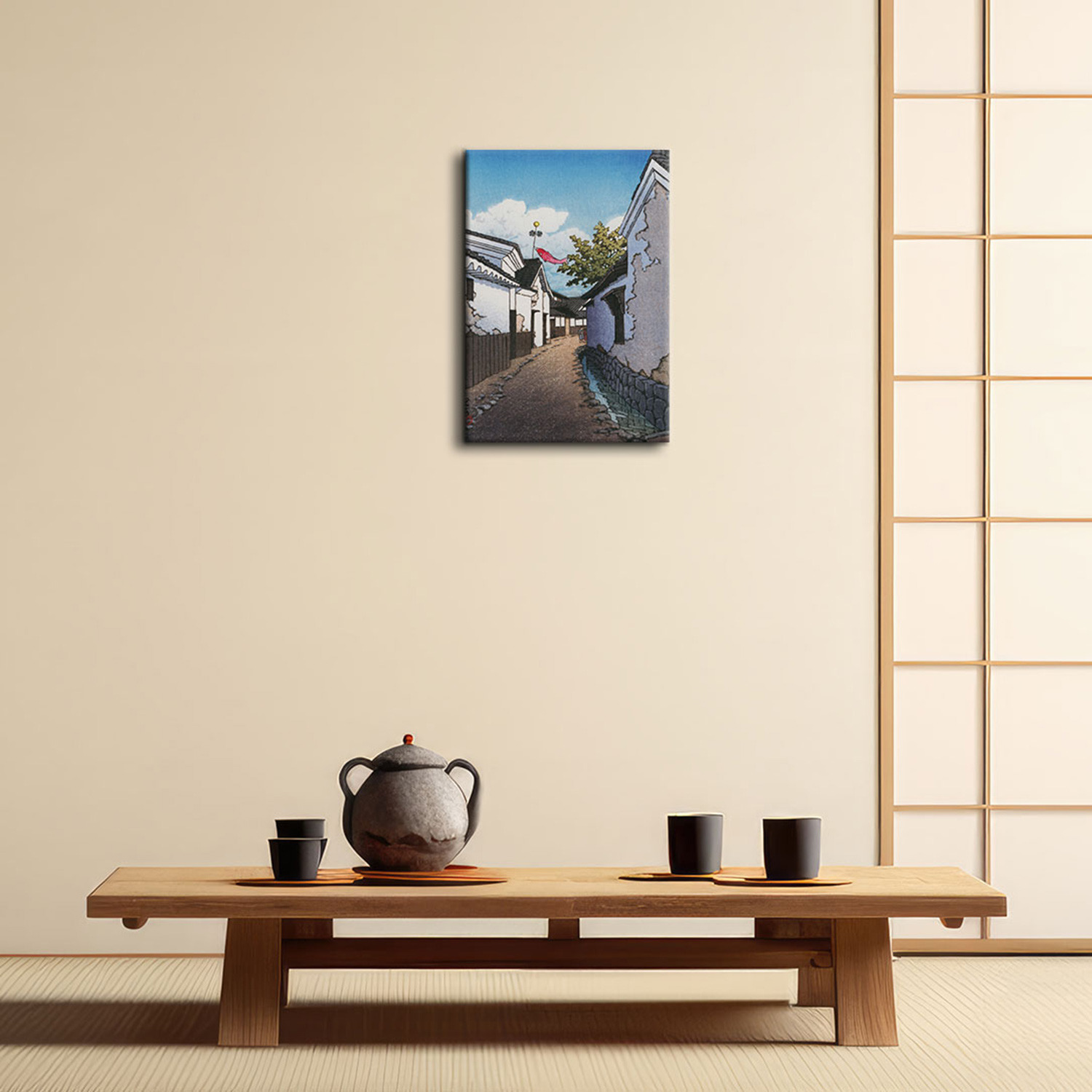 インテリアアート 鯉のぼ利 ＜約２７×１９ｃｍ＞ 