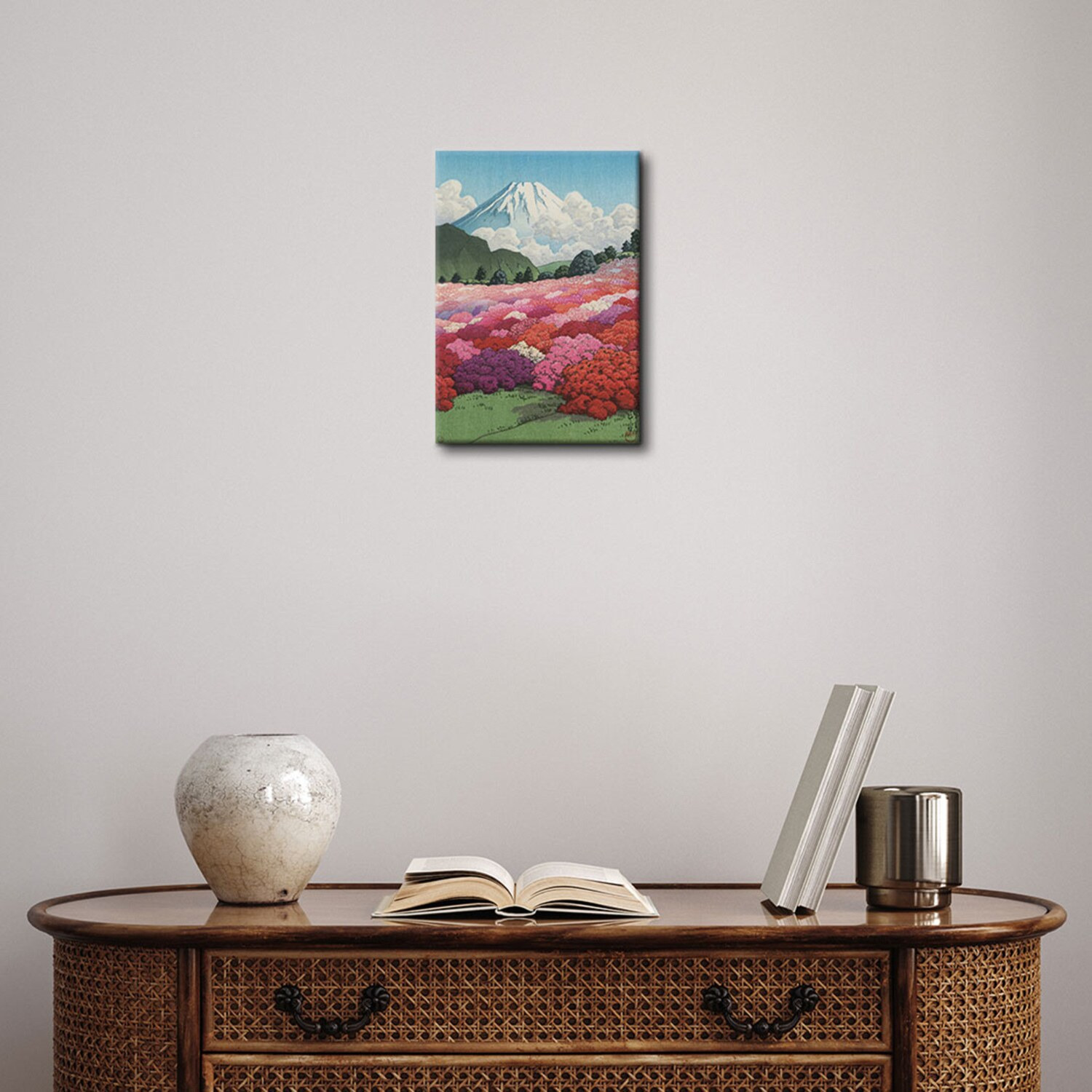 インテリアアート 元箱根 つつじ庭より富士を見る ＜約２７×１９ｃｍ＞