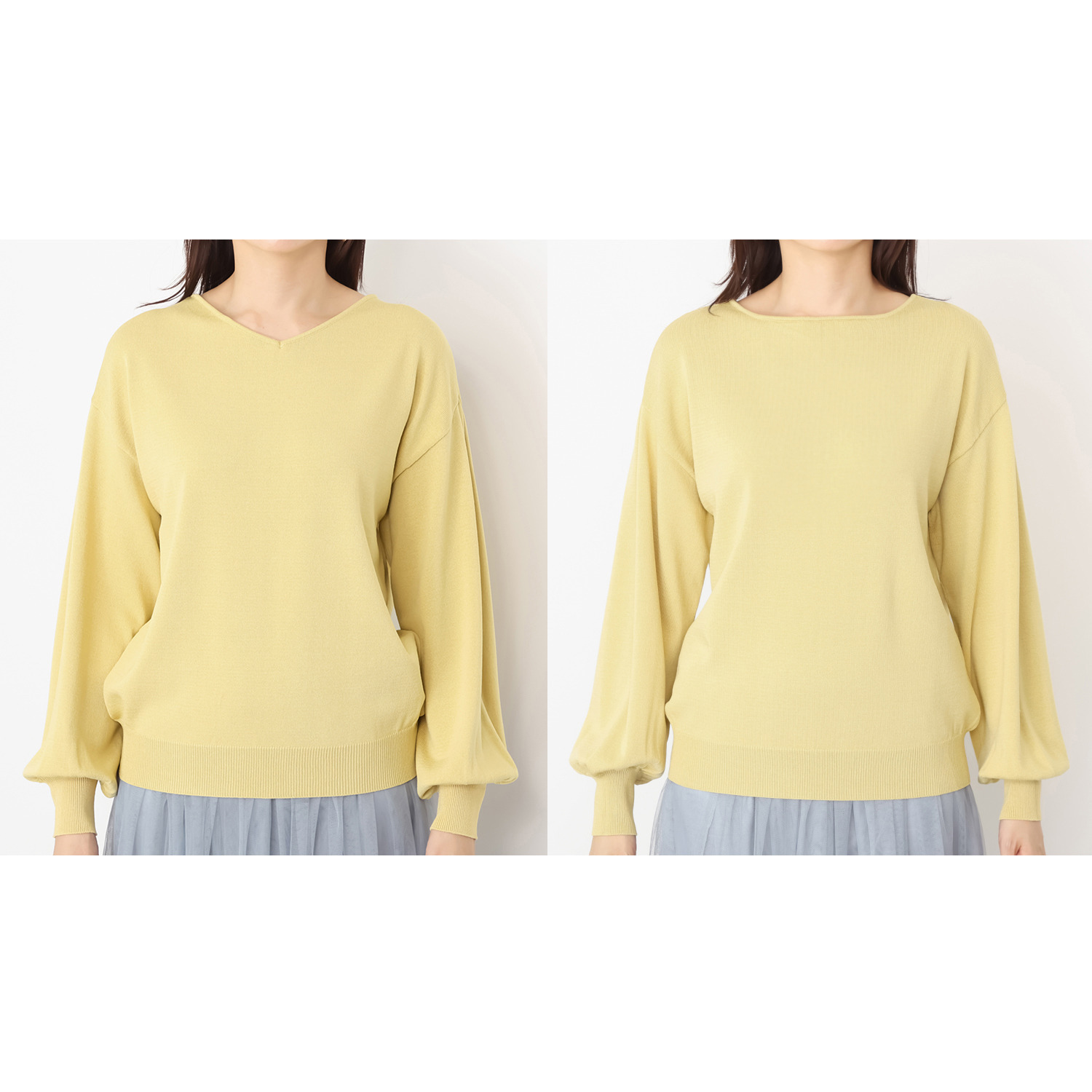 Ｋｕｎｎｙ． 前後２ウェイ ニットプルオーバー