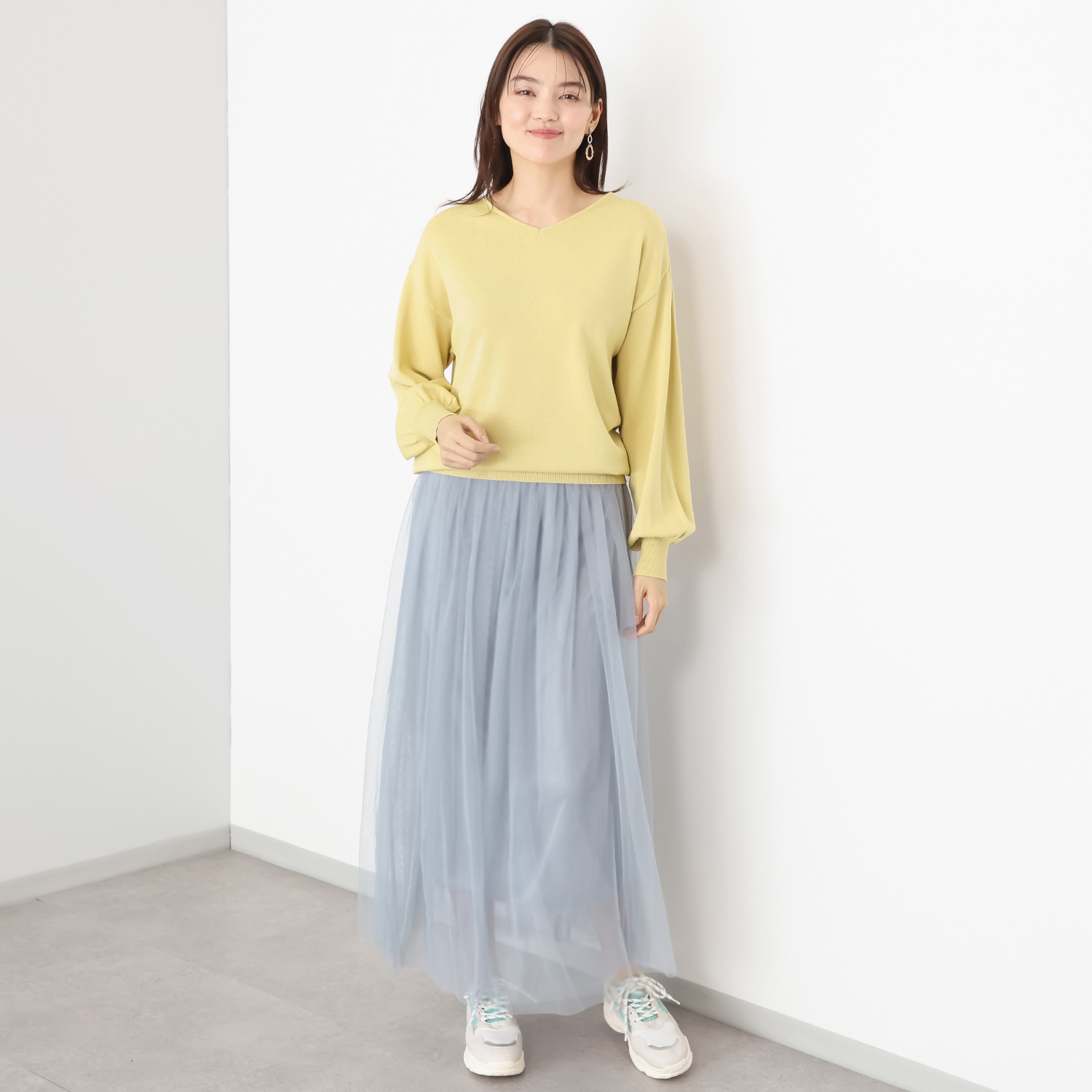 Ｋｕｎｎｙ． 前後２ウェイ ニットプルオーバー