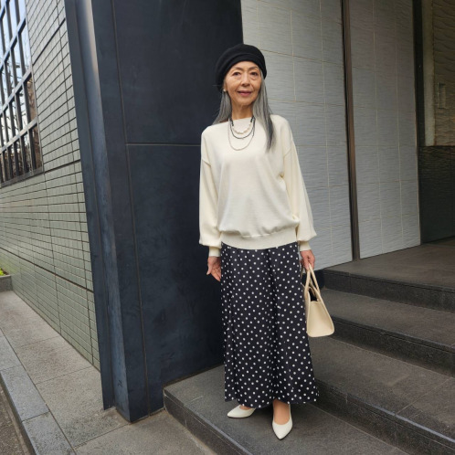 Ｋｕｎｎｙ． 前後２ウェイ ニットプルオーバー