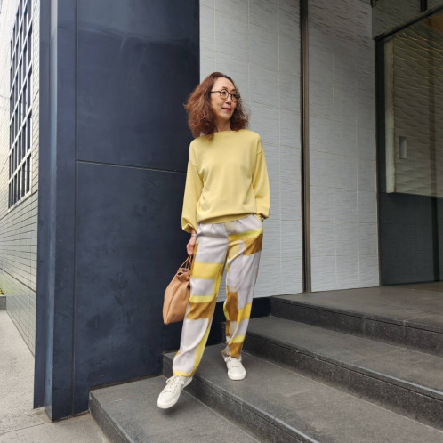 Ｋｕｎｎｙ． 前後２ウェイ ニットプルオーバー