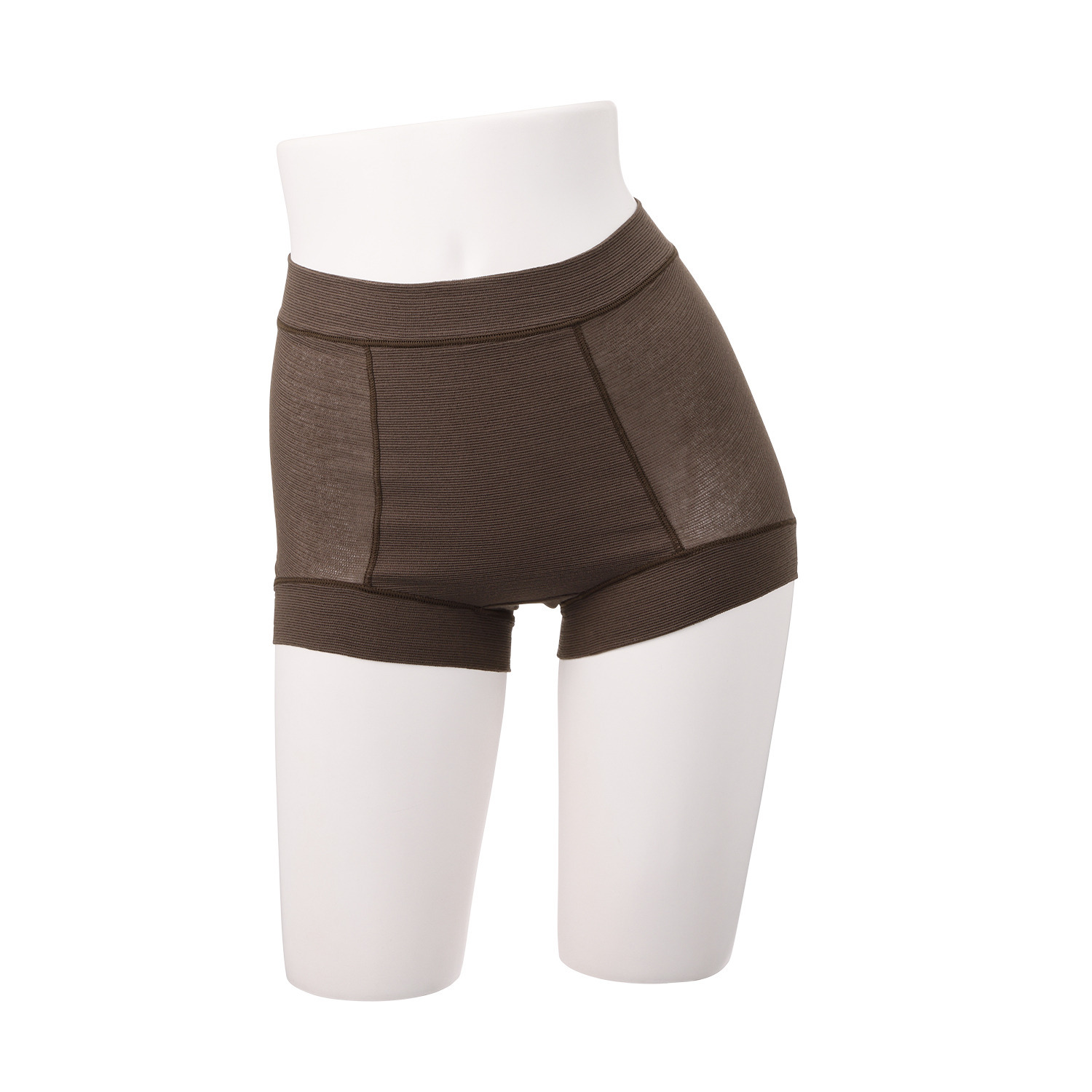 丸福ガーゼ 吸水速乾・抗菌防臭 オーガニックコットン混 極上らくちん 一分丈ショーツ２枚セット