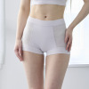 丸福ガーゼ 吸水速乾・抗菌防臭 オーガニックコットン混 極上らくちん 一分丈ショーツ２枚セット
