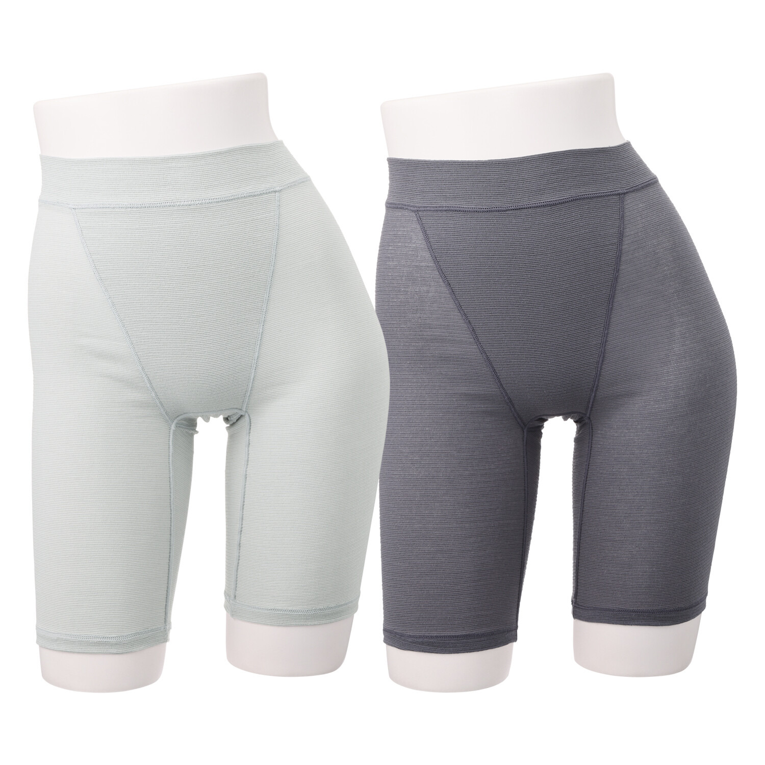 丸福ガーゼ 吸水速乾・抗菌防臭 オーガニックコットン混 三分丈ショーツ２枚セット