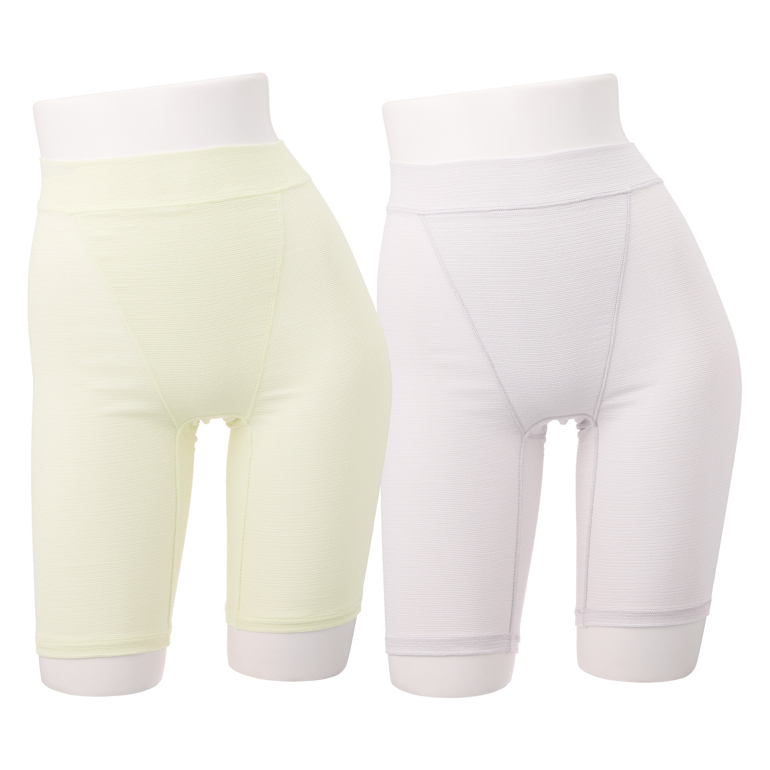 丸福ガーゼ 吸水速乾・抗菌防臭 オーガニックコットン混 三分丈ショーツ２枚セット