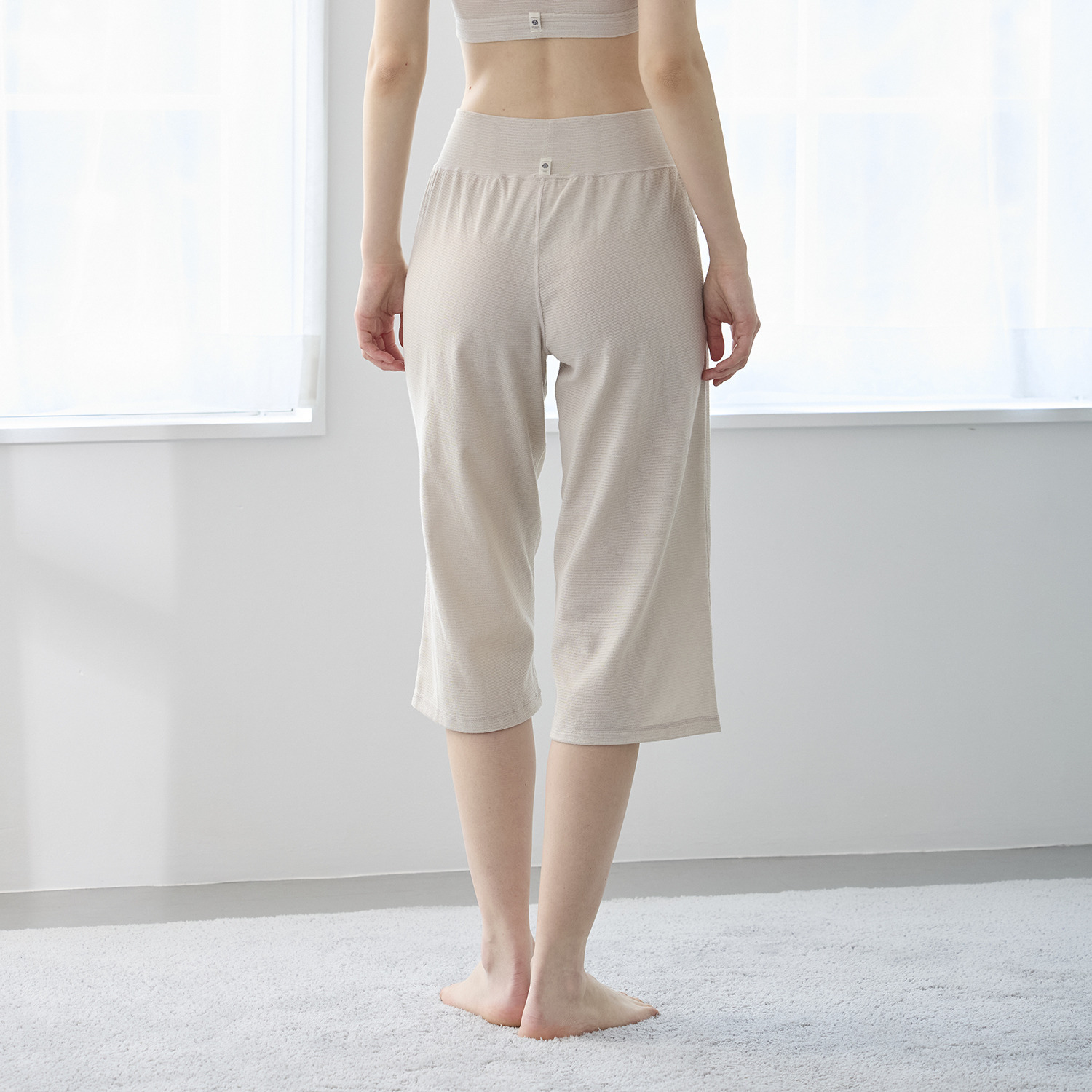 丸福ガーゼ 吸水速乾・抗菌防臭 オーガニックコットン混 ステテコボトム