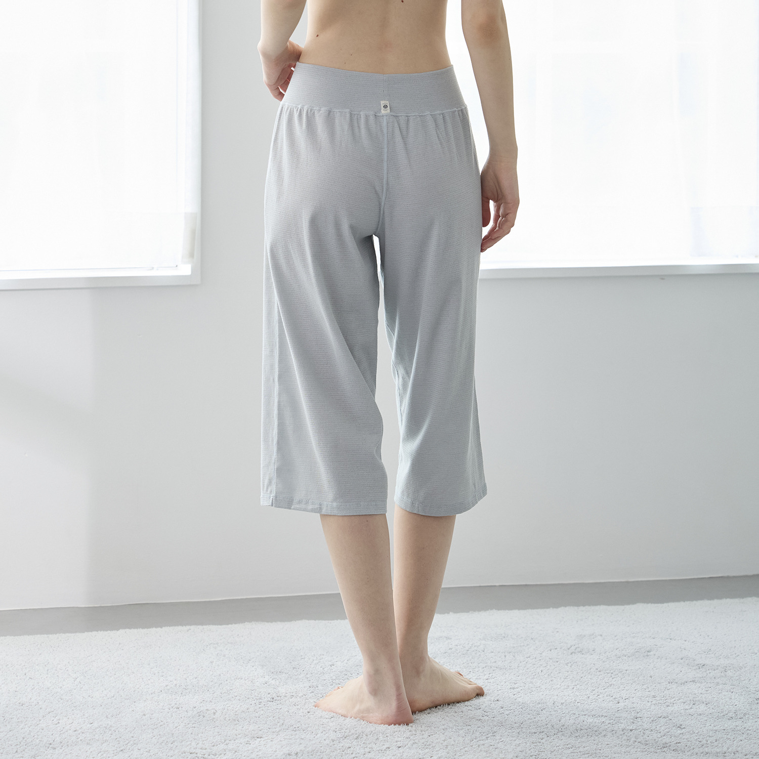 丸福ガーゼ 吸水速乾・抗菌防臭 オーガニックコットン混 ステテコボトム