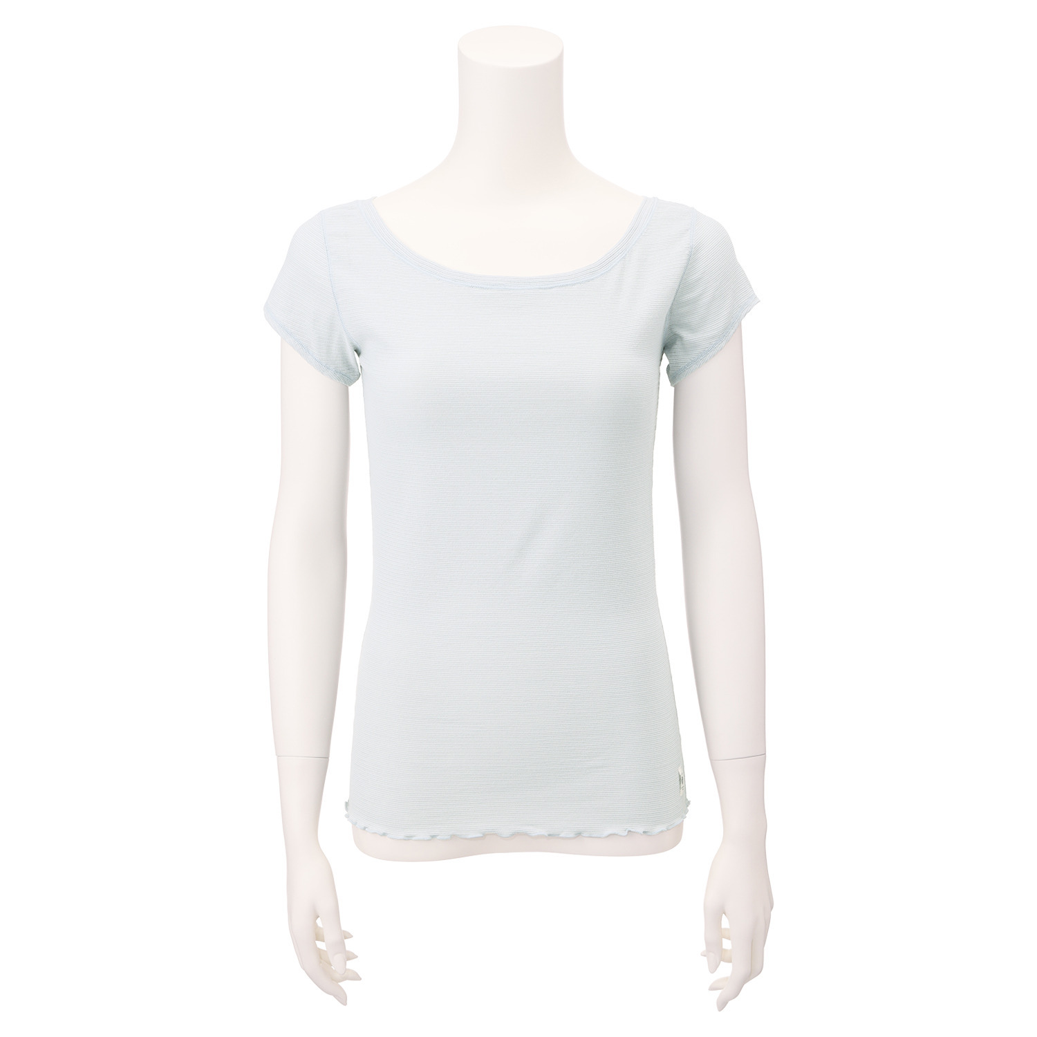 丸福ガーゼ 吸水速乾・抗菌防臭 オーガニックコットン混 フレンチスリーブインナー