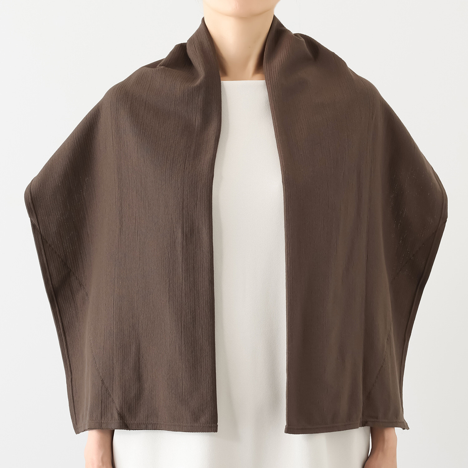 丸福ガーゼ 吸水速乾・抗菌防臭 オーガニックコットン混 ストールボレロ