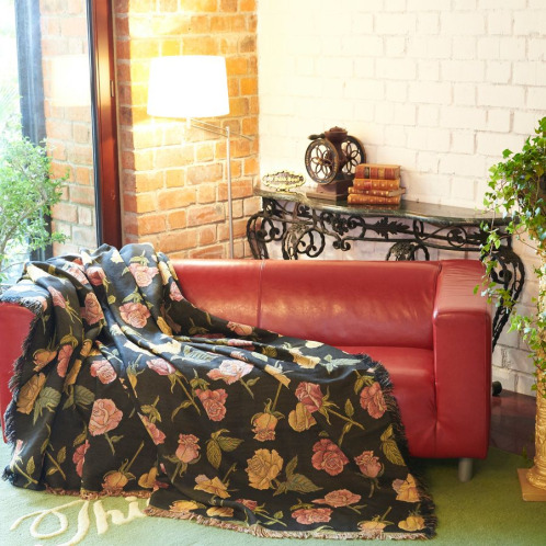 シンクビー！ ゴブラン織マルチカバー “ウィリアムローズ” ＜Ｌ＞