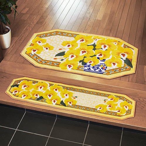 幸せの黄色い 玄関マット ＜上がり框＞