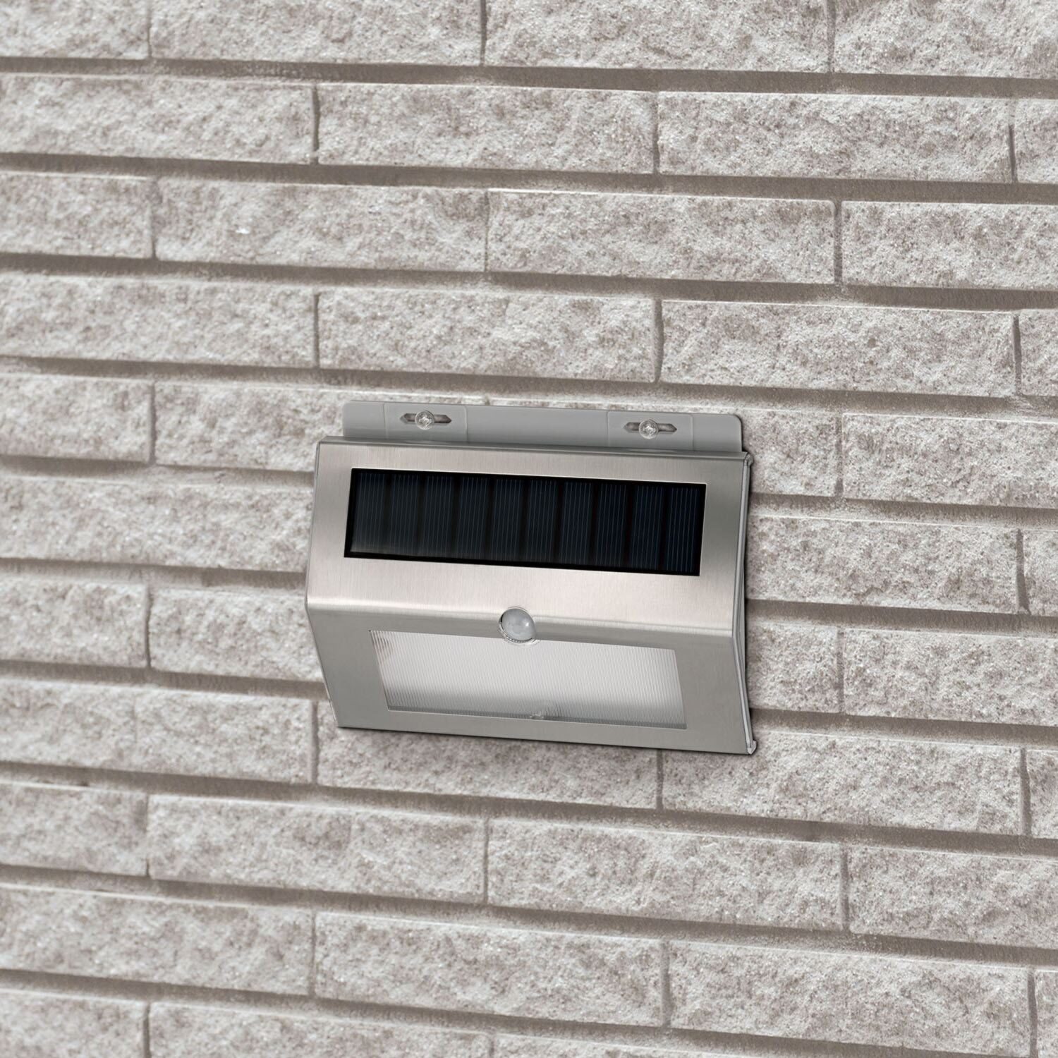 エルパ 薄型ステンレスボディ ソーラー式ＬＥＤセンサー ウォールライト２個＆ 耐候性結束バンド 特別セット