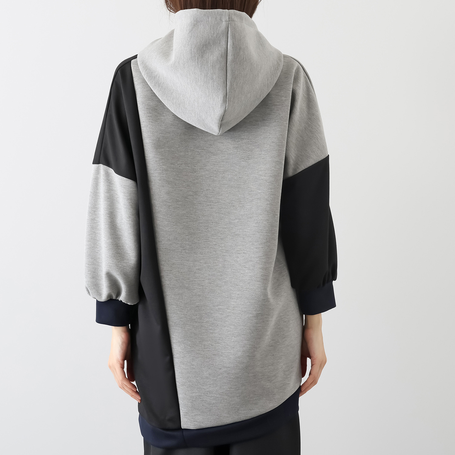 ヨウゾウカタブキ ヘムフーディー チュニックプルオーバー