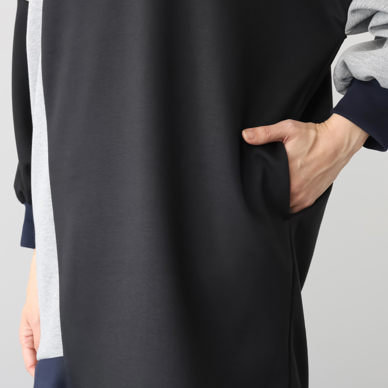 ヨウゾウカタブキ ヘムフーディー チュニックプルオーバー