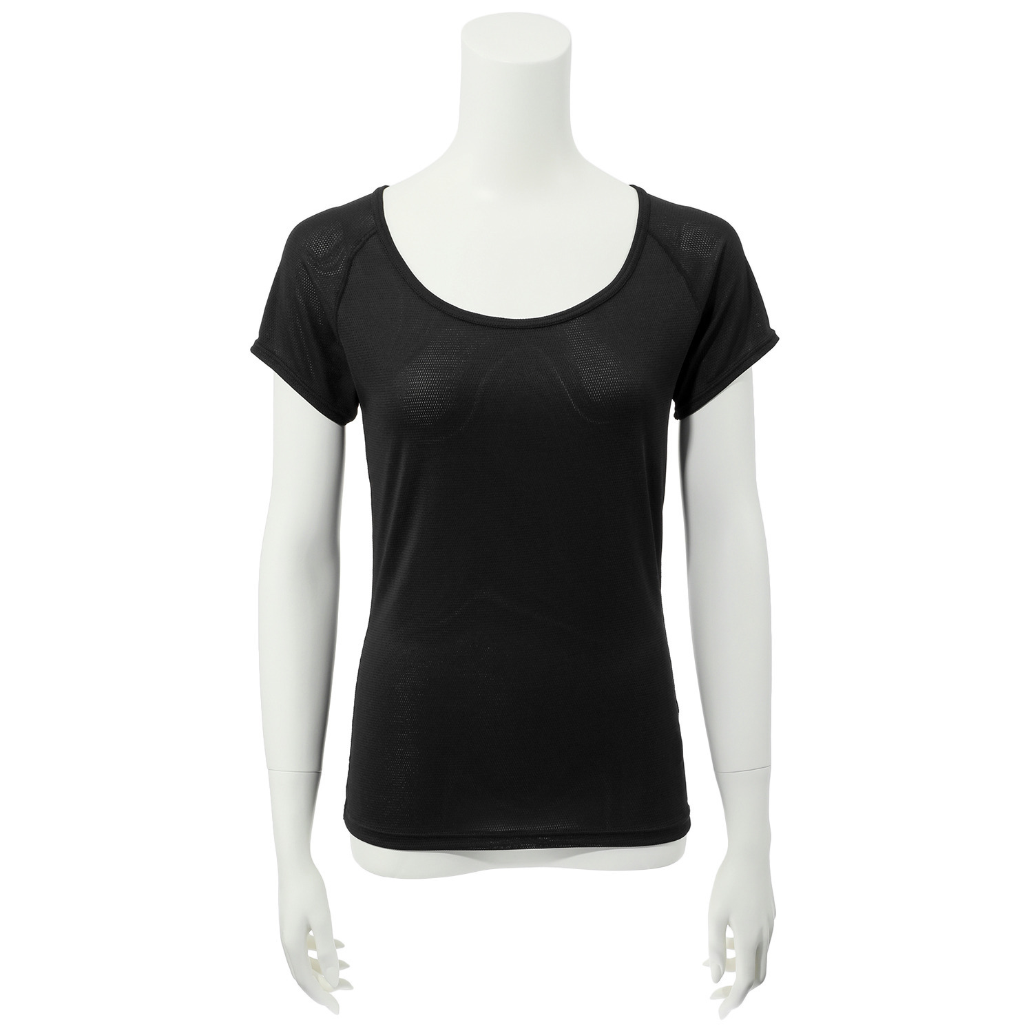 猛暑対策インナー プットンドライ 登山用肌着の技術から 生まれた特殊メッシュ使用 フレンチスリーブ 半袖インナー 同色２枚セット