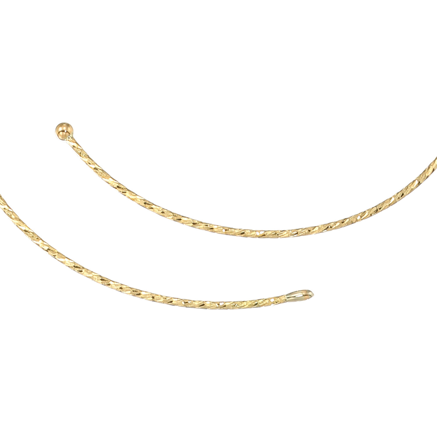 オーサムジェムズ １８Ｋ タイガーアイ ミラーカットチェーン フレキシブルブレスレット