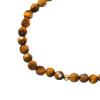 オーサムジェムズ １８Ｋ タイガーアイ ファセットビーズ ロングネックレス