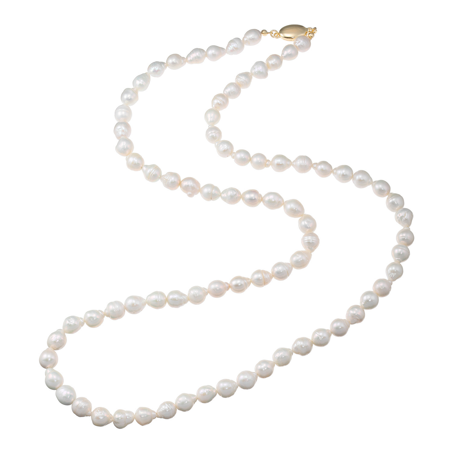 バイ　ネイチャー 淡水パール ２ウェイ マグネット ロングネックレス