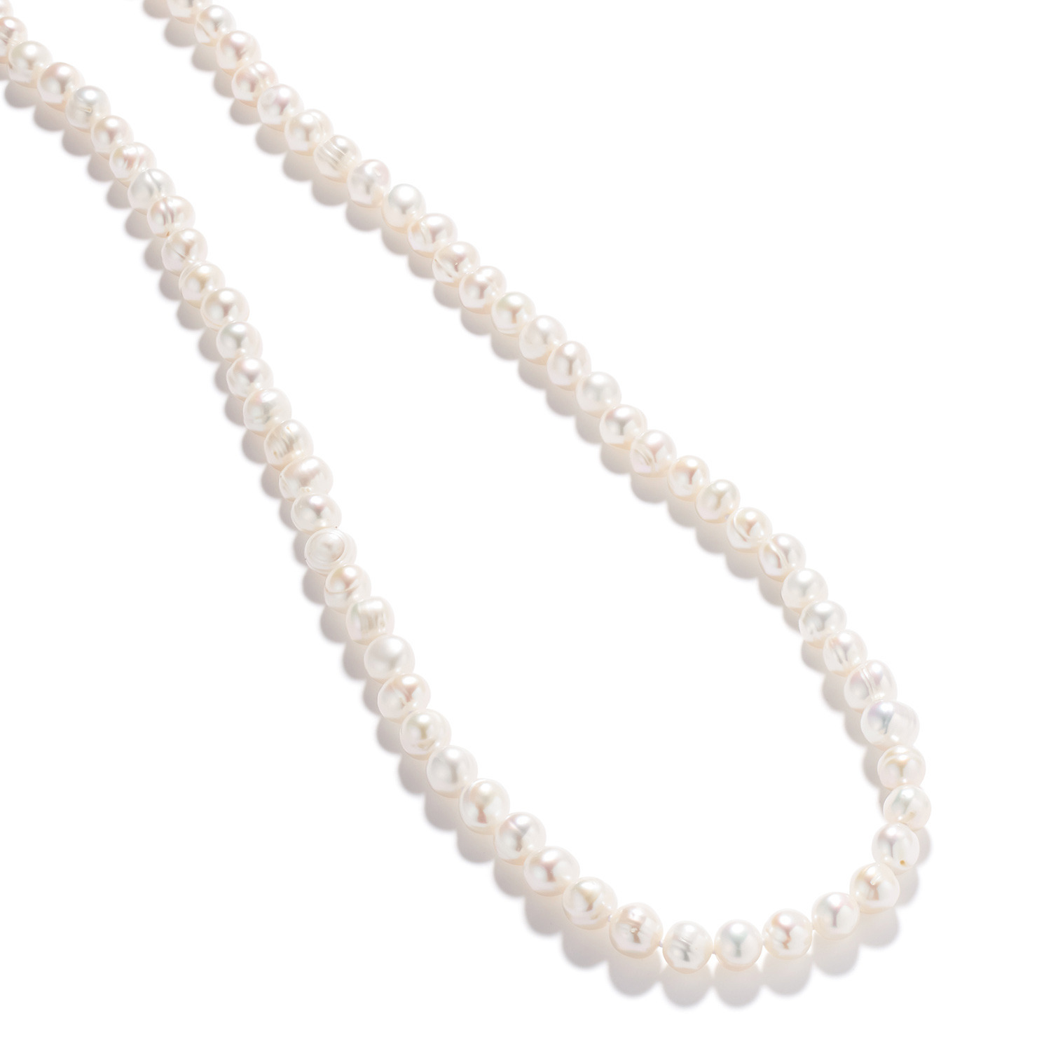 バイ　ネイチャー 淡水パール ２ウェイ マグネット ロングネックレス