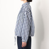 ハヤマ　ブリーズ ギンガムチェック ブラウス