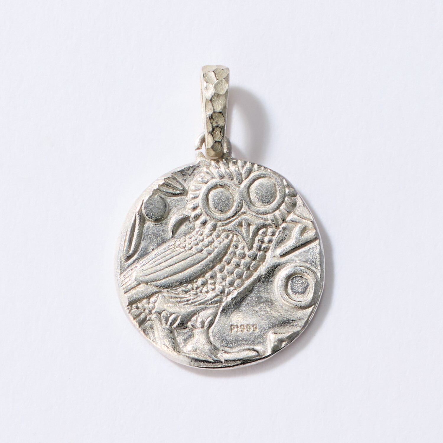 マシュリク 純プラチナ リバーシブルデザイン コイン型ペンダント