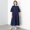プーカ コットンリネン バルーンスリーブ ワンピース
