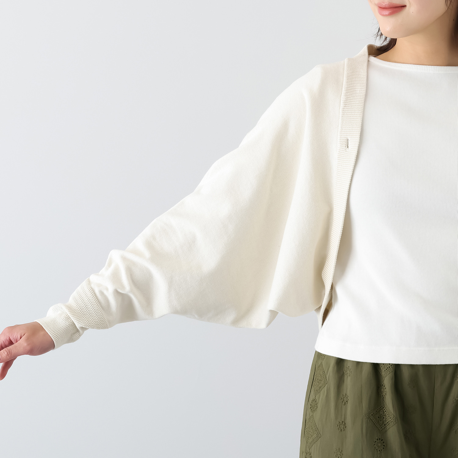 プーカ 接触冷感・ＵＶカット 吸水速乾 万能ニットボレロ