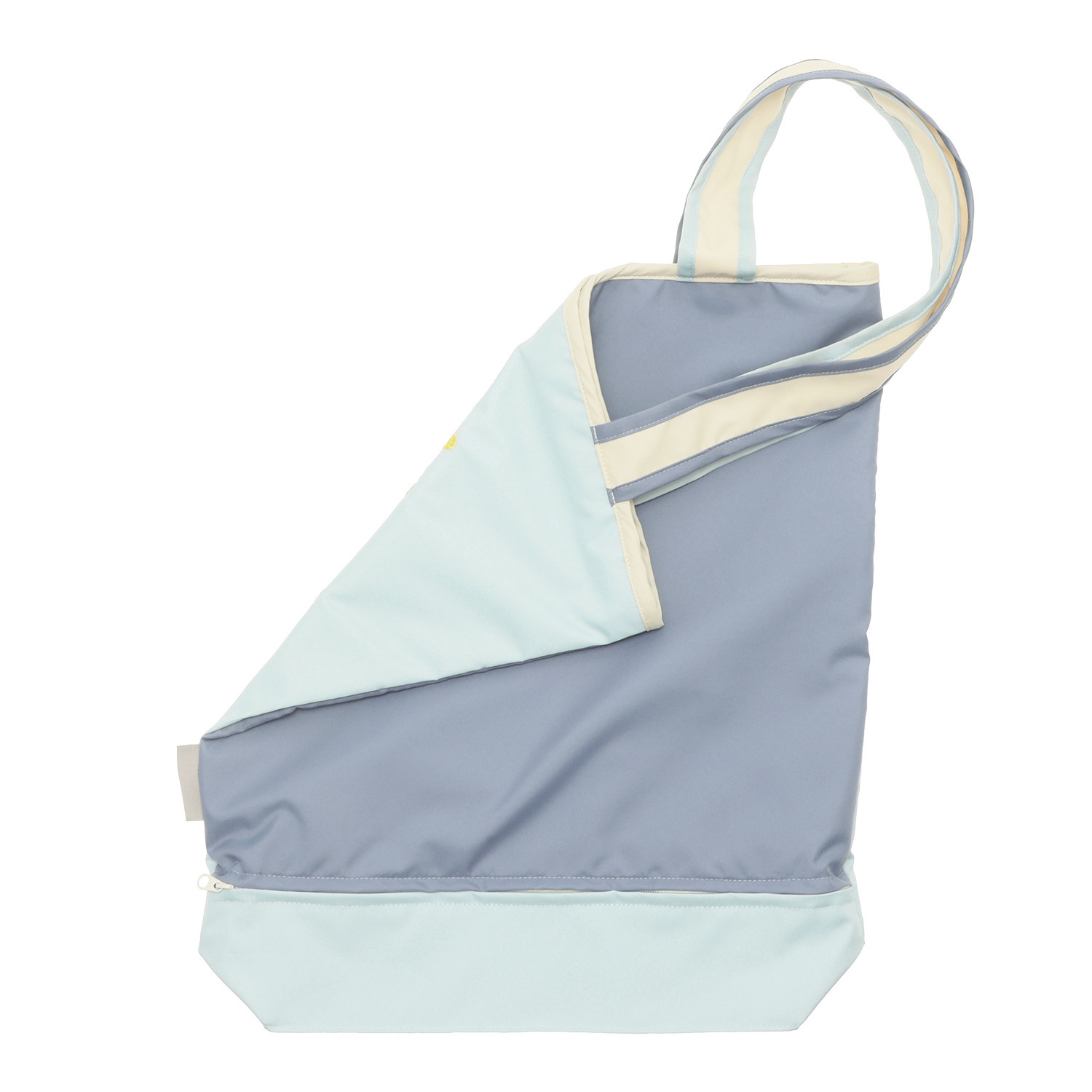 シノワズリーモダン 防水・はっ水 ツインプロテクト ミモザ刺しゅう アートトートバッグ