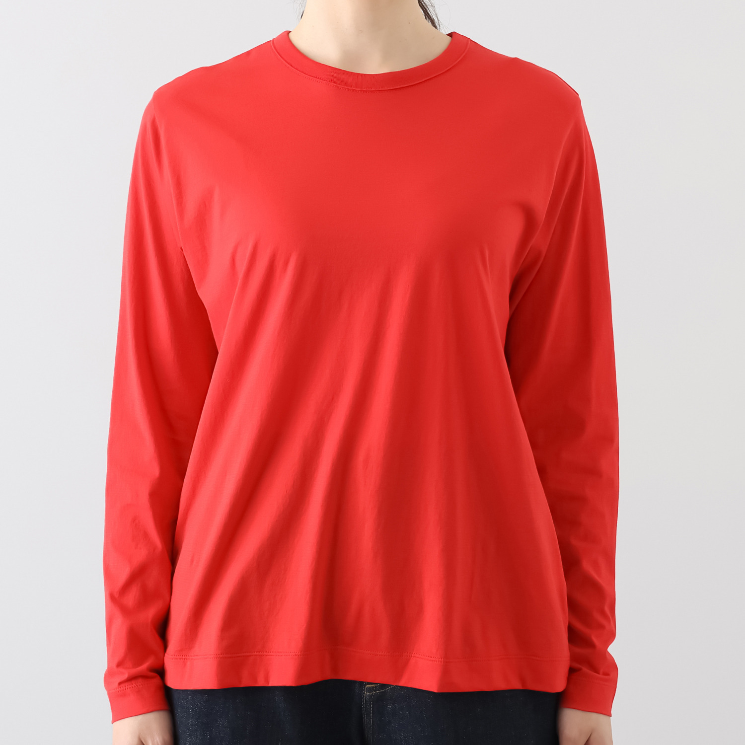 エイガールズ スビン綿混 ＬＯＴＵＳ　ＨＡＮＥ 長袖プルオーバー