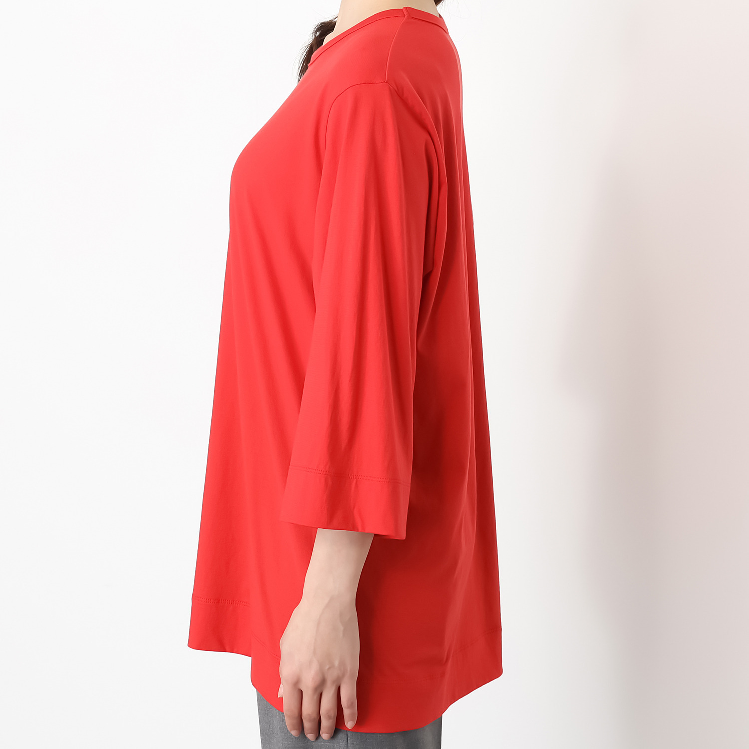 エイガールズ スビン綿混 ＬＯＴＵＳ　ＨＡＮＥ チュニック