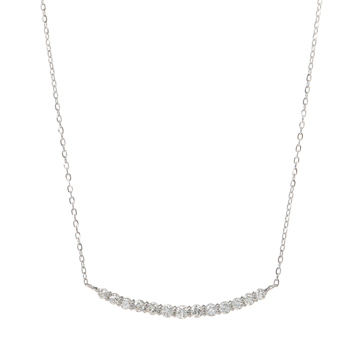 ディーラリエ ダイヤモンド ラインデザイン ネックレス