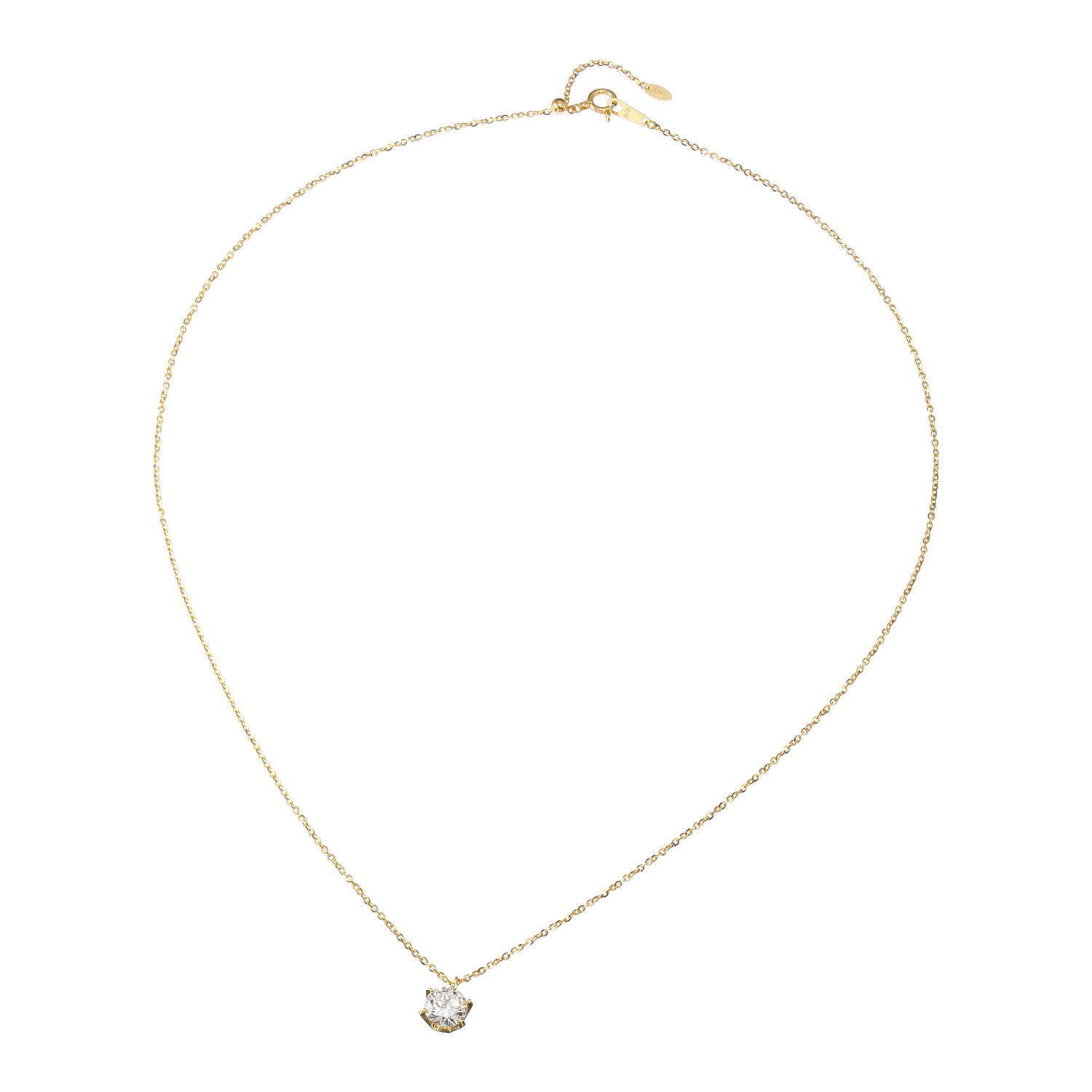 ディーラリエ １カラットＵＰ ダイヤモンド ネックレス ＜鑑定書付＞