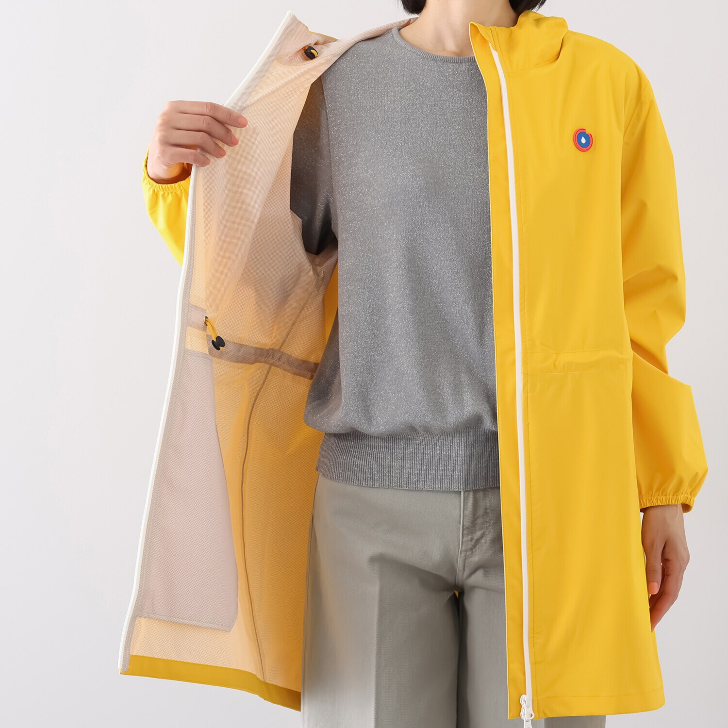 フロット はっ水 パッカブル フーディーコート