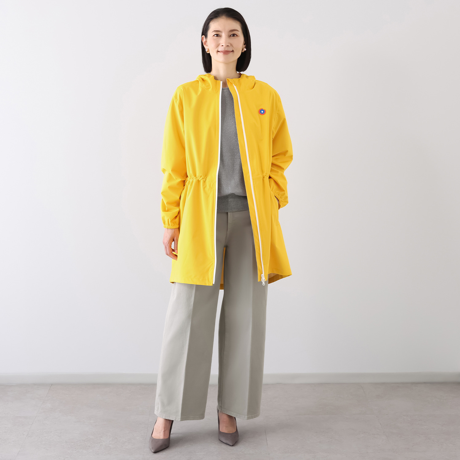 フロット はっ水 パッカブル フーディーコート