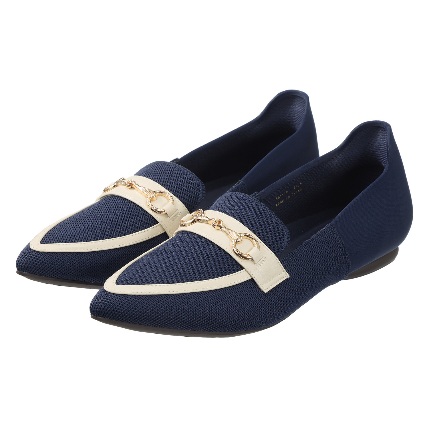 卑弥呼 驚きのフィット感 すっと履ける ニットローファー