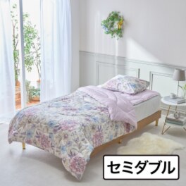 モリリン メルティーリッチダウン ほこりが出にくい 防ダニ・ウォッシャブル ふわもちケット ＜セミダブル＞